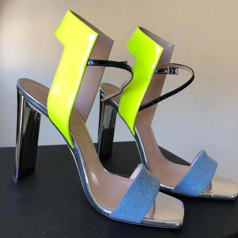 GIUSEPPE ZANOTTI - Ares Denim Heels - Size 7.5